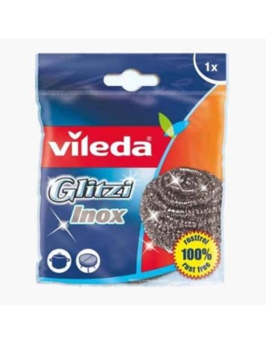 VILEDA GLITZI INOX EPONGE METALIQUE A RECURER - PACK DE 3