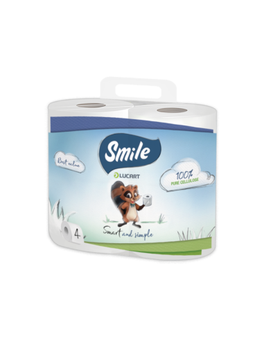 SMILE PAPIER HYGIENIQUE - 4 ROULEAUX - 16