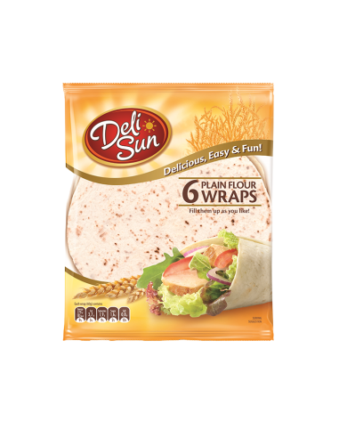 6 DELI SUN WRAPS DE BLE 360GR C/20