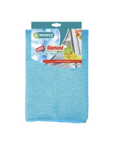 CHIFFONS DE NETTOYAGE POUR VERRE EN MICROFIBRE WEAZY 40x40 CM
